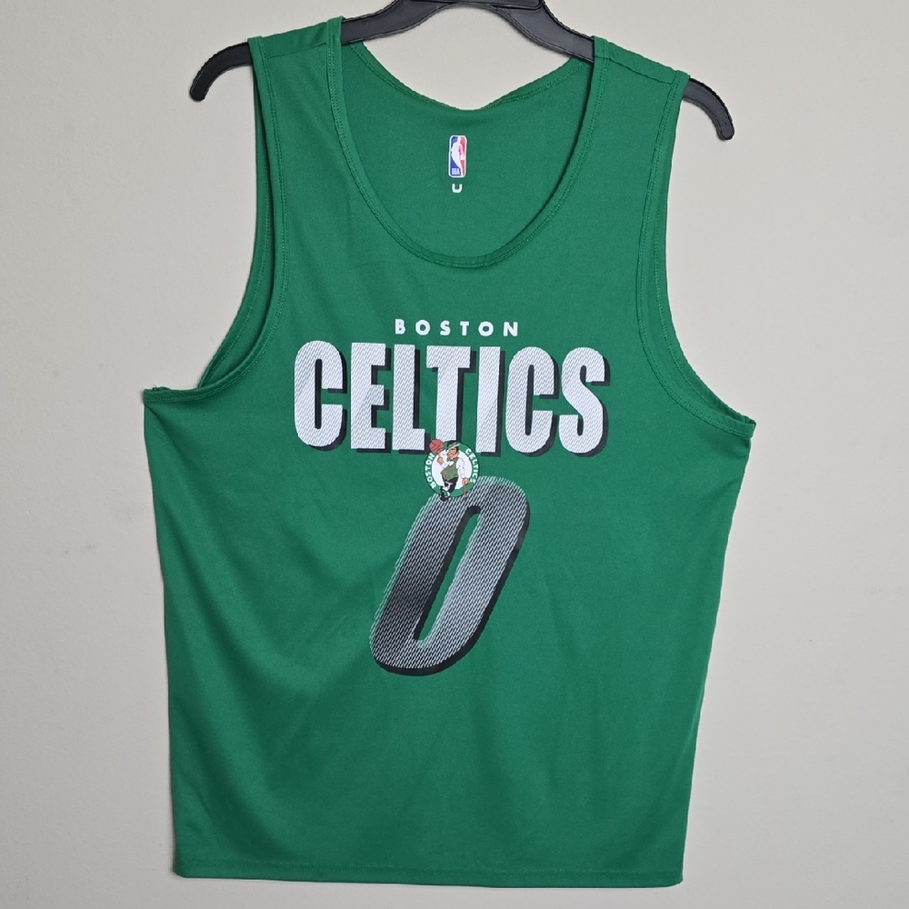Men Boston Celtics Jason Tatum Green Tank Top